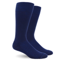 Solid Cotton Navy Energy Socks